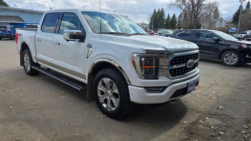 STAR WHITE METALLIC TRICOAT 2022 Ford F-150 Platinum