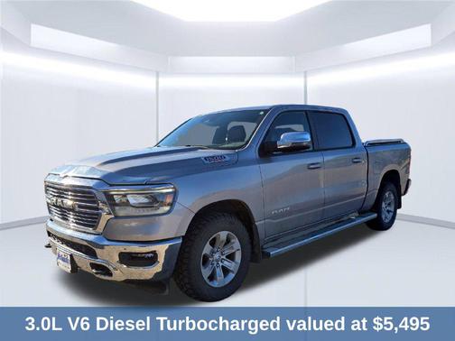 Billet Silver Metallic Clearcoat 2023 RAM 1500 Laramie