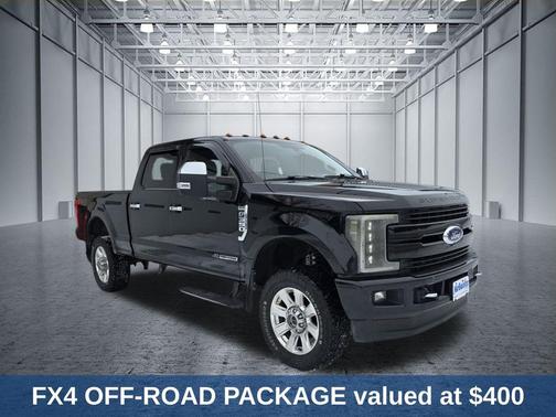 SHADOW BLACK 2018 Ford F-350 Platinum