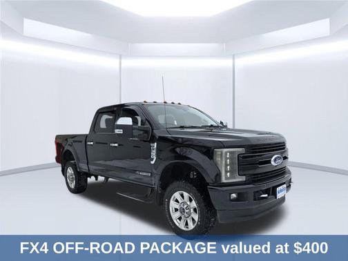 SHADOW BLACK 2018 Ford F-350 Platinum