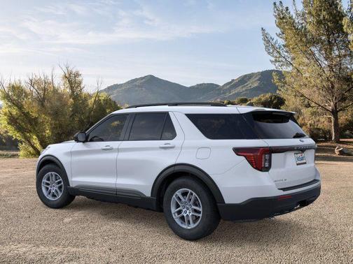 SPACE WHITE METALLIC 2026 Ford Explorer Active