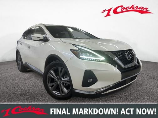 White 2021 Nissan Murano Platinum