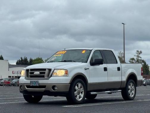 Oxford White Clearcoat/Arizona Beige Clearcoat Metallic 2006 Ford F-150 King Ranch SuperCrew