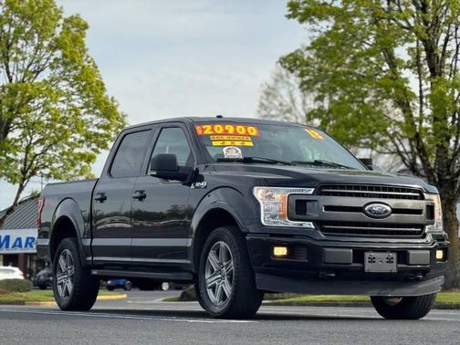 Shadow Black 2018 Ford F-150 XLT