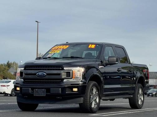 Shadow Black 2018 Ford F-150 XLT
