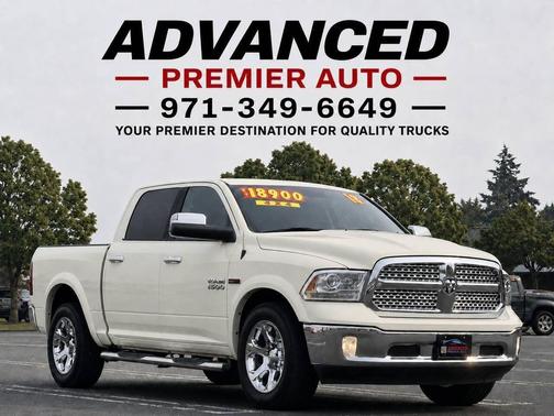 Pearl White 2018 RAM 1500 Laramie