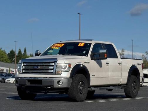 White Platinum Metallic Tri-Coat 2013 Ford F-150 Lariat