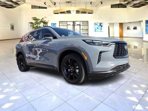 Harbor Gray 2025 INFINITI QX60 Luxe