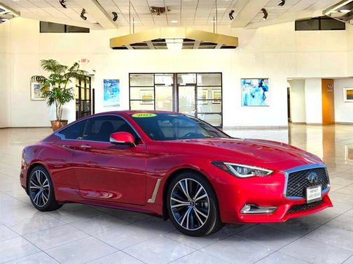 Dynamic Sunstone Red 2022 INFINITI Q60 LUXE