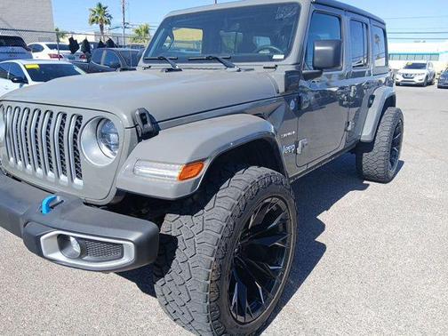 Sting-Gray Clearcoat 2023 Jeep Wrangler 4xe Sahara