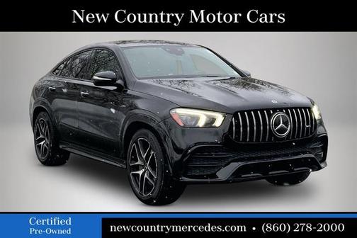 Obsidian Black Metallic 2021 Mercedes-Benz AMG GLE 53 4MATIC Coupe