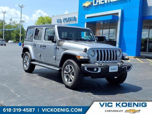 Billet Silver Metallic Clearcoat 2021 Jeep Wrangler Unlimited Sahara