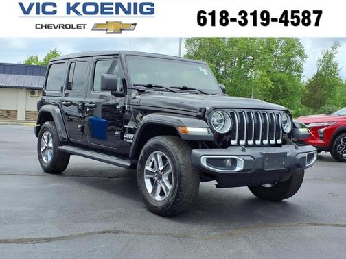 Black Clearcoat 2021 Jeep Wrangler Unlimited Sahara
