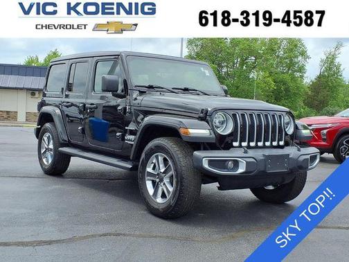 Black Clearcoat 2021 Jeep Wrangler Unlimited Sahara