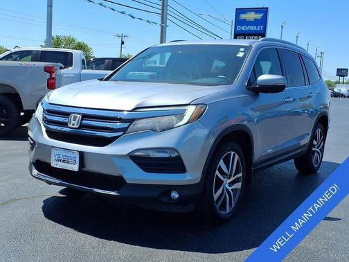Lunar Silver Metallic 2018 Honda Pilot Touring