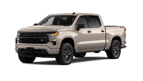 White Sand 2026 Chevrolet Silverado 1500 Custom