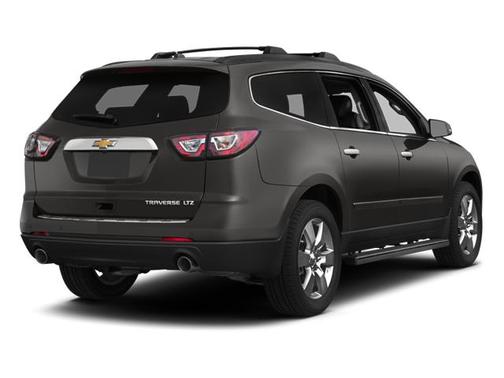 White Diamond Clearcoat 2014 Chevrolet Traverse LTZ