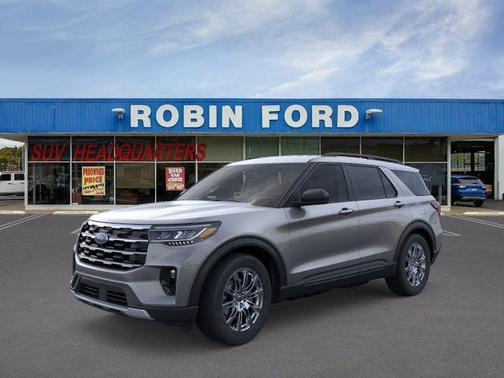 Gray Metallic 2026 Ford Explorer Active