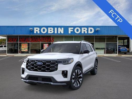 Star White 2026 Ford Explorer Platinum