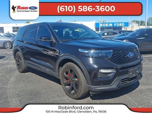Black Metallic 2022 Ford Explorer ST