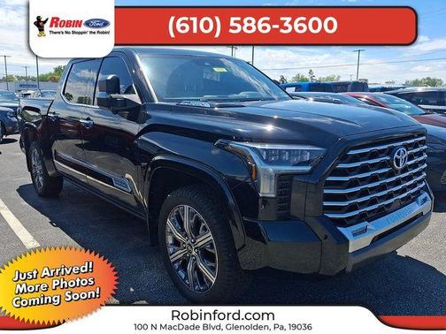 Black 2022 Toyota Tundra Hybrid Capstone