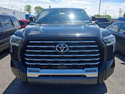 Black 2022 Toyota Tundra Hybrid Capstone