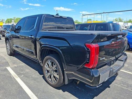 Black 2022 Toyota Tundra Hybrid Capstone