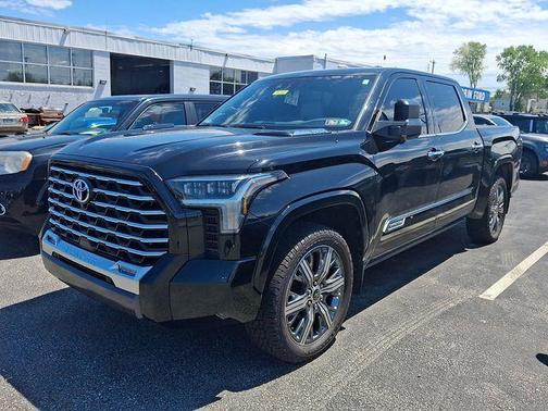 Black 2022 Toyota Tundra Hybrid Capstone