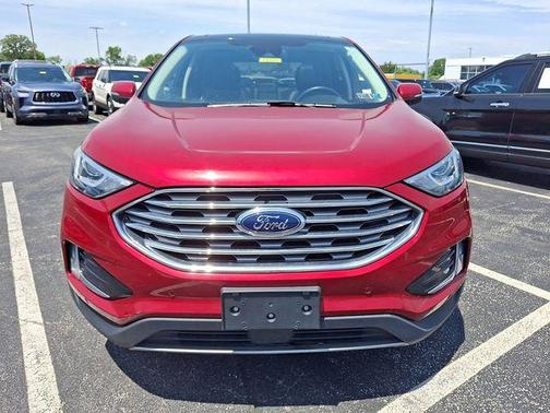 Red Metallic 2020 Ford Edge Titanium