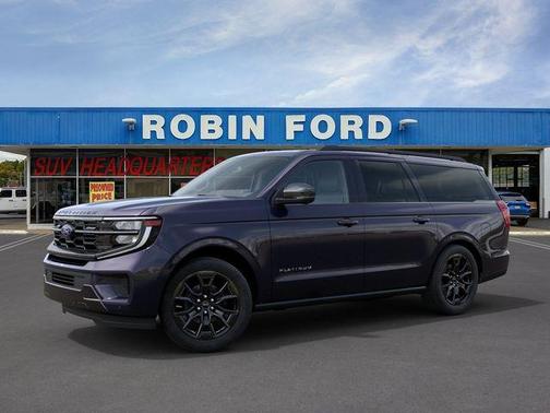 Blue 2027 Ford Expedition Max Platinum