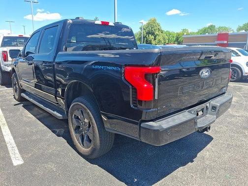 Black Metallic 2024 Ford F-150 Lightning Flash