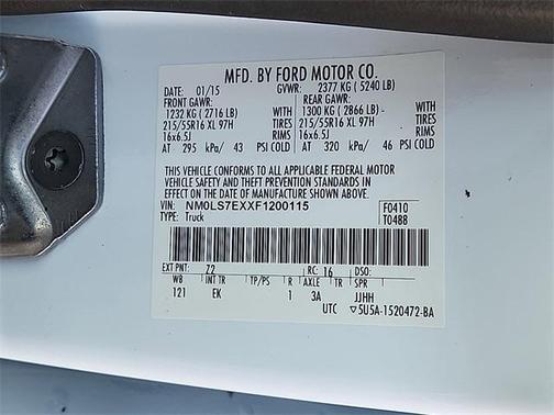 2015 Ford Transit Connect XL