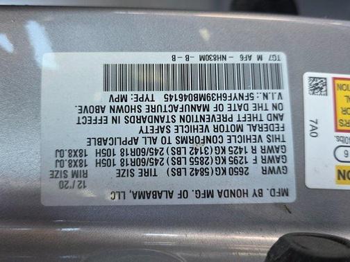 2021 Honda Pilot AWD EX