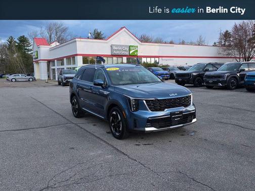 Mineral Blue 2025 Kia Sorento Hybrid EX