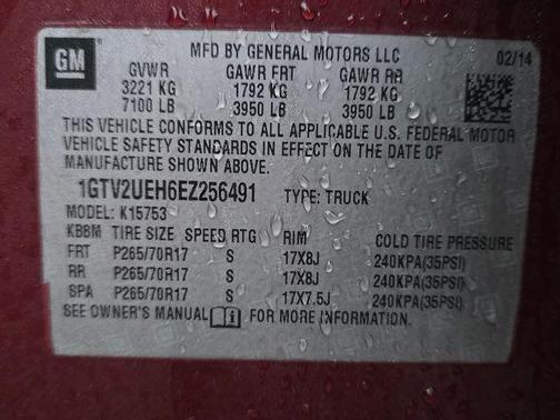 2014 GMC Sierra 1500 SLE