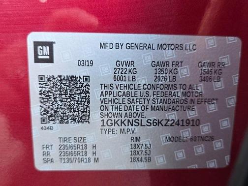 2019 GMC Acadia SLE-2