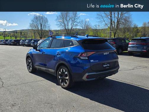 Sapphire Blue 2023 Kia Sportage X-Line