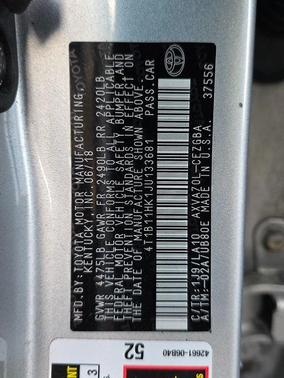 2018 Toyota Camry XLE