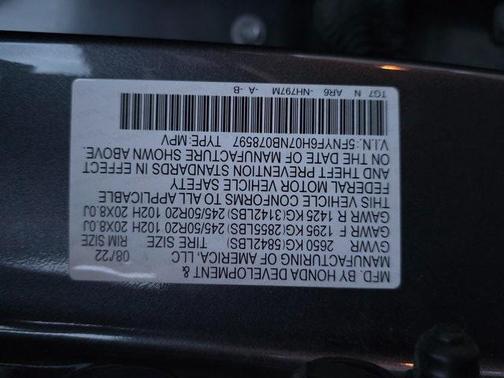 2022 Honda Pilot AWD Elite