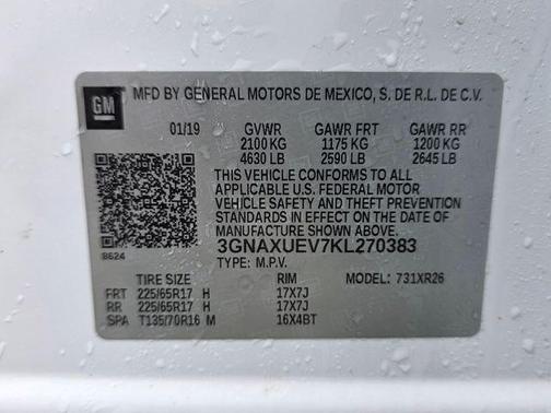 2019 Chevrolet Equinox 1LT