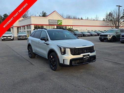 Ivory Silver 2026 Kia Sorento SX