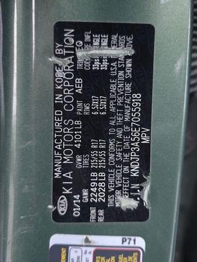 Kale Green 2014 Kia Soul +