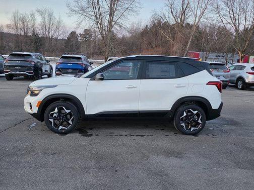 Clear White/Black Roof 2026 Kia Seltos S