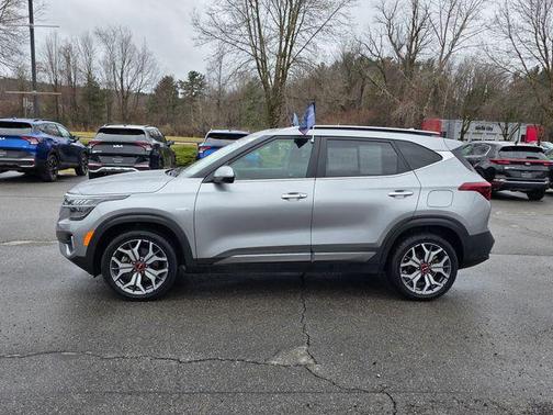 Steel Gray 2022 Kia Seltos SX Turbo