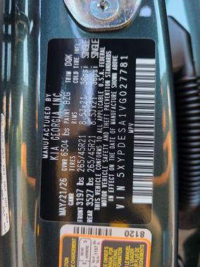Black Jade Green 2027 Kia Telluride Hybrid X-Line SX