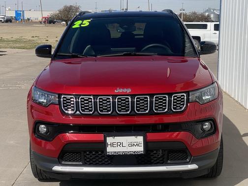 Red Hot Pearlcoat 2025 Jeep Compass Limited