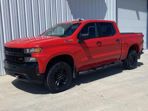 Red Hot 2022 Chevrolet Silverado 1500 Limited Custom Trail Boss