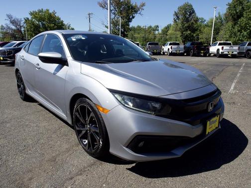 Lunar Silver Metallic 2019 Honda Civic Sport