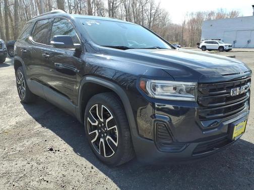 Midnight Blue Metallic 2021 GMC Acadia FWD SLE