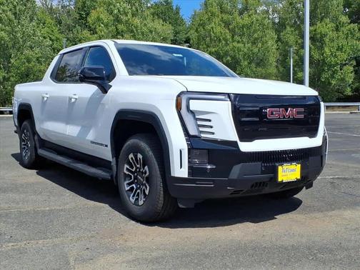 Summit White 2026 GMC Sierra EV Extended Range Elevation